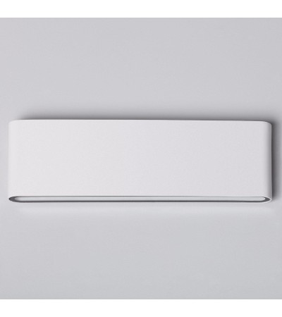 Applique Murale Extérieure LED 20W Aluminium Rectangulaire Eclairage Double Face Blanche - 87684 - vue 5