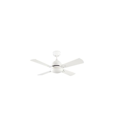 Ventilateur de Plafond Borneo Blanc Pales Réversibles 106.6cm Moteur AC LEDS-C4 VE-0006-BLA