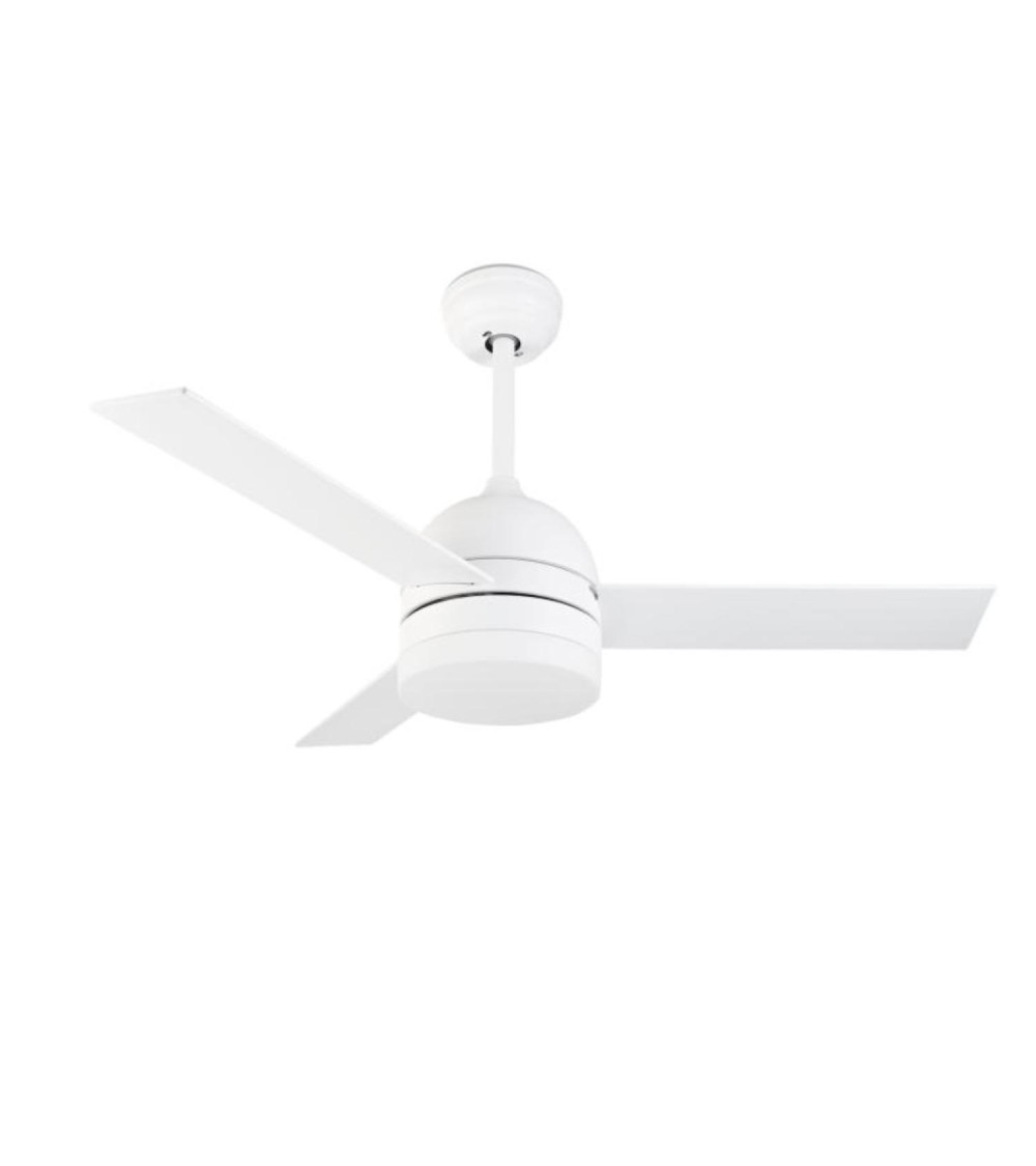 Ventilateur de Plafond LED Inca Blanc 106.7cm Moteur AC LEDS-C4 VE-0001-BLA - 76042 - vue 1