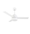 Ventilateur de Plafond LED Inca Blanc 106.7cm Moteur AC LEDS-C4 VE-0001-BLA - 76042 - vue 1