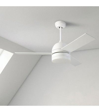 Ventilateur de Plafond LED Inca Blanc 106.7cm Moteur AC LEDS-C4 VE-0001-BLA - 76042 - vue 2