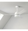 Ventilateur de Plafond LED Inca Blanc 106.7cm Moteur AC LEDS-C4 VE-0001-BLA - 76042 - vue 2