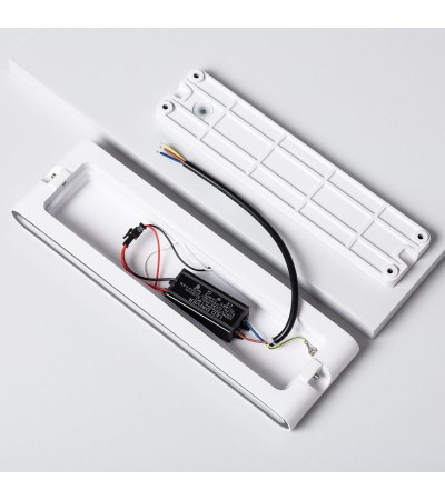 Applique Murale Extérieure LED 20W Aluminium Rectangulaire Eclairage Double Face Blanche - 87684 - vue 8