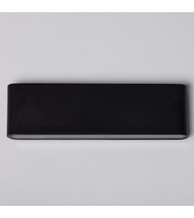 Applique Murale Extérieure LED 20W Aluminium Rectangulaire Éclairage Double Face Noire - 87677 - vue 5