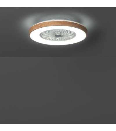 Ventilateur de Plafond Silencieux Dhalia Bois 58cm Moteur DC - 99193 - vue 2