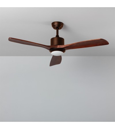 Ventilateur de plafond silencieux Forest Marron 132cm Moteur DC