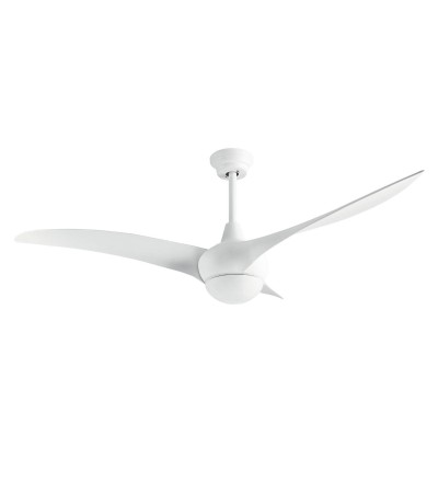 Ventilateur de Plafond Silencieux Helix Blanc 132cm Moteur DC LEDS-C4 VE-0002-BLA