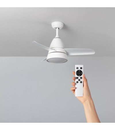 Ventilateur de Plafond Silencieux Industriel Blanc 91cm Moteur DC