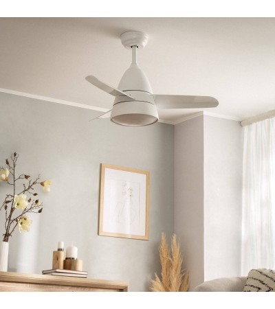 Ventilateur de Plafond Silencieux Industriel Blanc 91cm Moteur DC - 12166 - vue 4