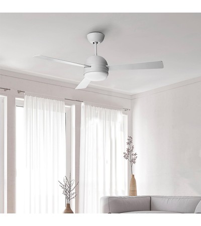 Ventilateur de Plafond Silencieux Kai Blanc 108cm Moteur DC LEDS-C4 30-7999-14-F9 - 75942 - vue 2