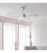 Ventilateur de Plafond Silencieux Kai Blanc 108cm Moteur DC LEDS-C4 30-7999-14-F9 - 75942 - vue 2