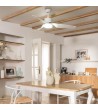Ventilateur de Plafond Silencieux Minimal PRO Blanc 132cm Moteur DC WiFi - 81894 - vue 2