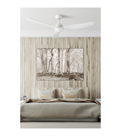 Ventilateur de Plafond Silencieux Nepal Blanc 132cm Moteur DC WiFi LEDS-C4 30-7740-14-F9 - 75981 - vue 2