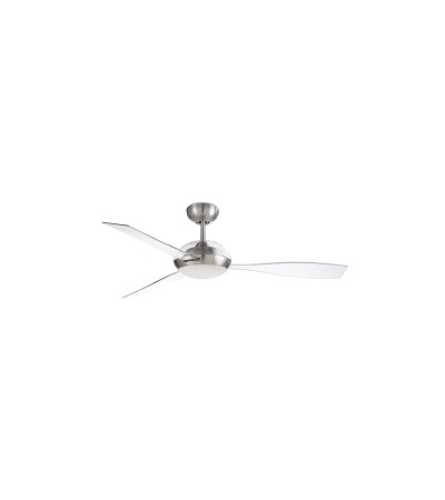 Ventilateur de Plafond Silencieux Sirocco Niquel 132cm Moteur DC LEDS-C4 30-7657-81-EC
