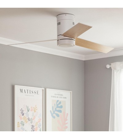 Ventilateur de Plafond Silencieux Tydir Bois 132cm Moteur DC - 102851 - vue 2