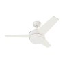 Ventilateur de Plafond Windy Pro Blanc Pales Réversibles 101.6cm Moteur AC LEDS-C4 VE-0005-BLA - 76057 - vue 1