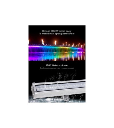 Wallwasher Murale LED RGBW DMX 72W IP66 1000mm MiBoxer - 97142 - vue 4
