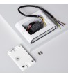 Applique Murale Extérieure LED 6W Aluminium Carrée Éclairage Double Face Luming Blanc - 87663 - vue 6