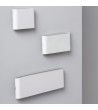Applique Murale Extérieure LED 6W Aluminium Carrée Éclairage Double Face Luming Blanc - 87663 - vue 7