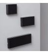 Applique Murale Extérieure LED 6W Aluminium Carrée Éclairage Double Face Noire - 87660 - vue 8