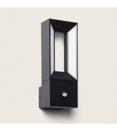 Applique Murale Extérieure LED Aluminium 2x5W Trimel avec Détecteur de Mouvement