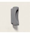 Applique Murale Extérieure LED Dimmable 12W Ciment Large Brinvo - 112875 - vue 1