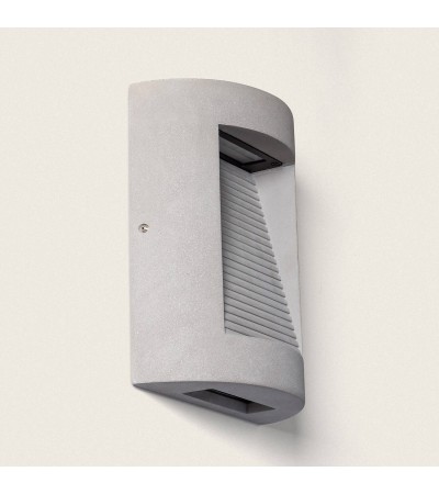 Applique Murale Extérieure LED Dimmable 16W Ciment Zalix