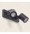 Applique Murale Extérieure Orientable Aluminium 2 Spots Midway - 114239 - vue 3