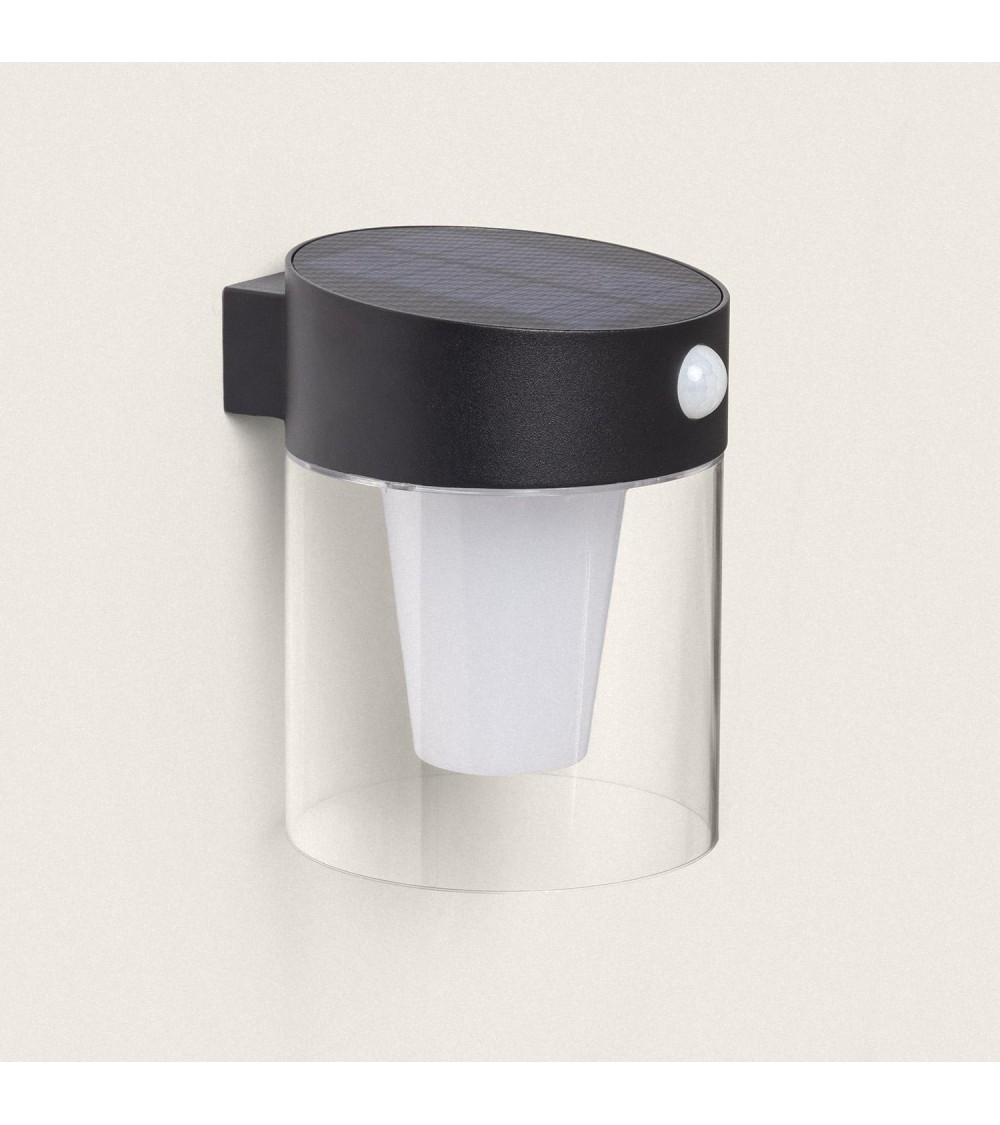 Applique Murale Extérieure Solaire LED 1,5W Aluminium avec Détecteur de Mouvement Efren - 113387 - vue 1
