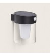 Applique Murale Extérieure Solaire LED 1,5W Aluminium avec Détecteur de Mouvement Efren - 113387 - vue 1