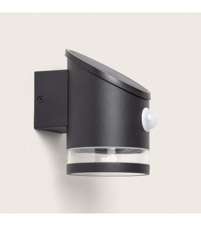 Applique Murale Extérieure Solaire LED 1W Aluminium avec Détecteur de Mouvement Eddan