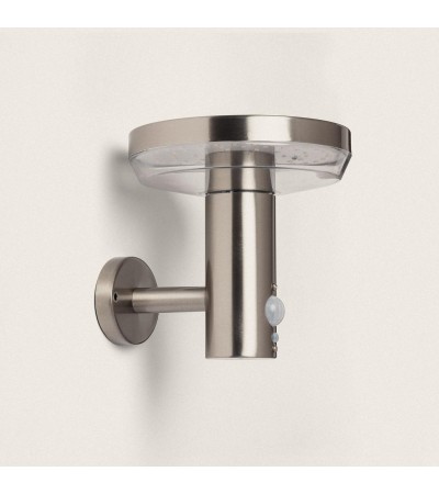 Applique Murale Extérieure Solaire LED 5W Aluminium avec Détecteur de Mouvement Barton