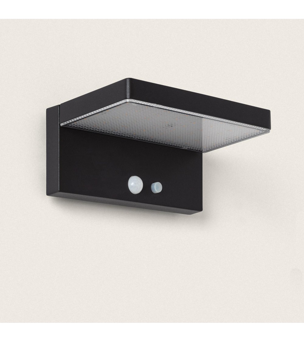 Applique Murale Extérieure Solaire LED Aluminium Bran - 113243 - vue 1