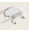 Plafonnier Rond Orientable Aluminium 3 Spots Caleb - 114684 - vue 3