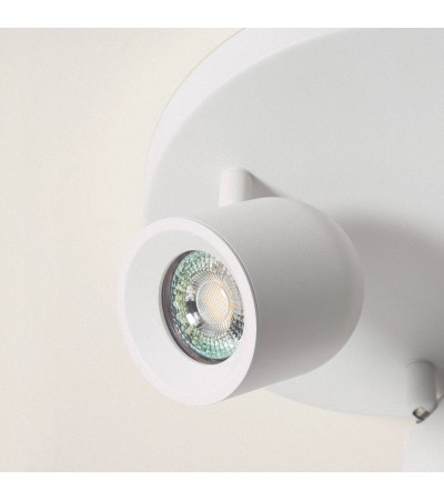 Plafonnier Rond Orientable Aluminium 3 Spots Caleb - 114684 - vue 4