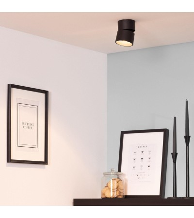 Applique LED 30W Aluminium Ronde Noire New Onuba - 63786 - vue 9