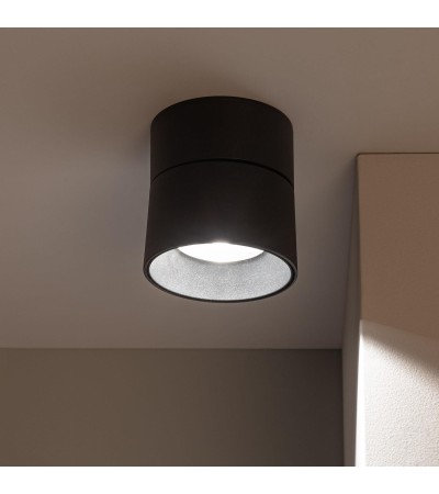 Applique LED 30W Aluminium Ronde Noire New Onuba - 63786 - vue 10
