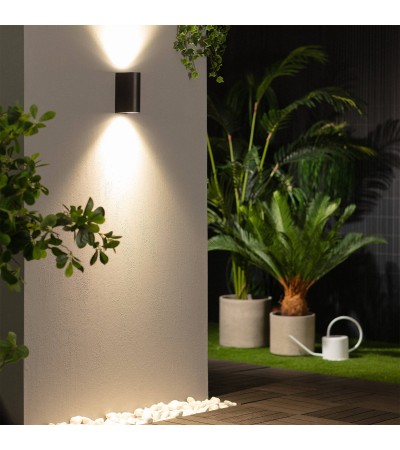 Applique Murale Extérieure Gala Éclairage Double Face Noire - 76138 - vue 9