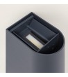 Applique Murale Extérieure LED 10 W Aluminium Éclairage Double Face CCT Sélectionnable Oscilum Round - 114563 - vue 6
