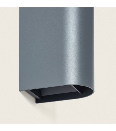 Applique Murale Extérieure LED 10 W Aluminium Éclairage Double Face CCT Sélectionnable Oscilum Round - 114563 - vue 7