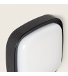 Applique Murale Extérieure LED 12W Éclairage Carré Noire Beilen - 114463 - vue 3