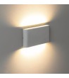 Applique Murale Extérieure LED 12W Aluminium Rectangulaire Éclairage Double Face Luming Blanche - 87672 - vue 8
