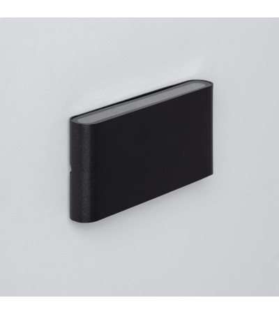 Applique Murale Extérieure LED 12W Aluminium Rectangulaire Éclairage Double Face Luming Noir - 87665 - vue 7