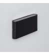 Applique Murale Extérieure LED 12W Aluminium Rectangulaire Éclairage Double Face Luming Noir - 87665 - vue 7