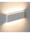 Applique Murale Extérieure LED 20W Aluminium Rectangulaire Eclairage Double Face Blanche - 87684 - vue 9
