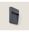 Applique Murale Extérieure LED 6,5 W CCT Sélectionnable Aluminium Saillie Carrée Jade - 112446 - vue 3