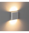 Applique Murale Extérieure LED 6W Aluminium Carrée Éclairage Double Face Luming Blanc - 87663 - vue 8