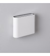 Applique Murale Extérieure LED 6W Aluminium Carrée Éclairage Double Face Luming Blanc - 87663 - vue 9