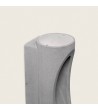Applique Murale Extérieure LED Dimmable 12W Ciment Large Brinvo - 112875 - vue 3