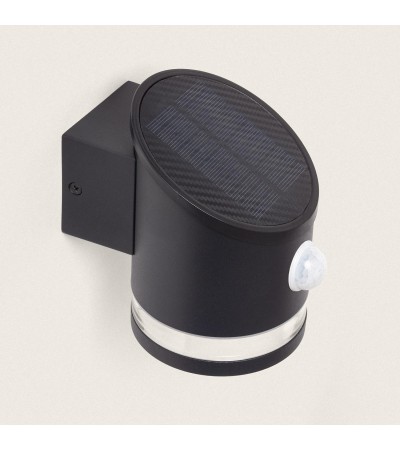 Applique Murale Extérieure Solaire LED 1W Aluminium avec Détecteur de Mouvement Eddan - 113321 - vue 2